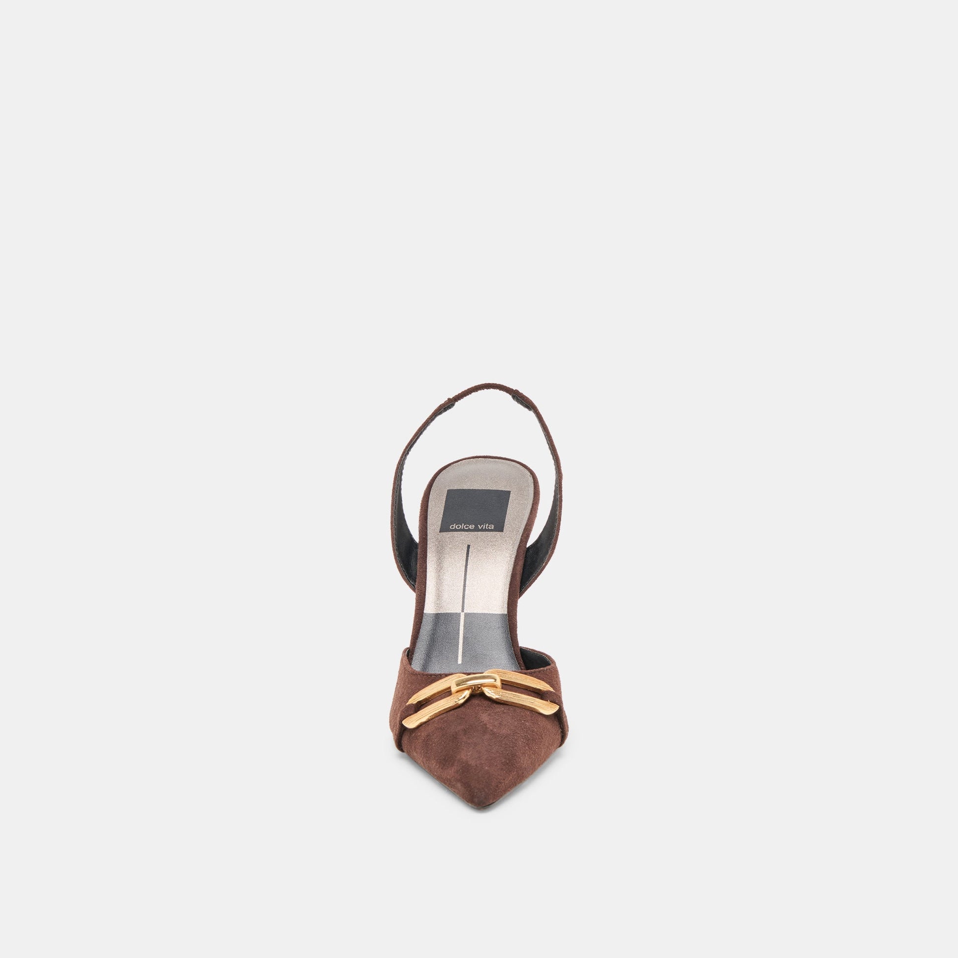 Malik Mahogany Nubuck Heels Dolce Vita
