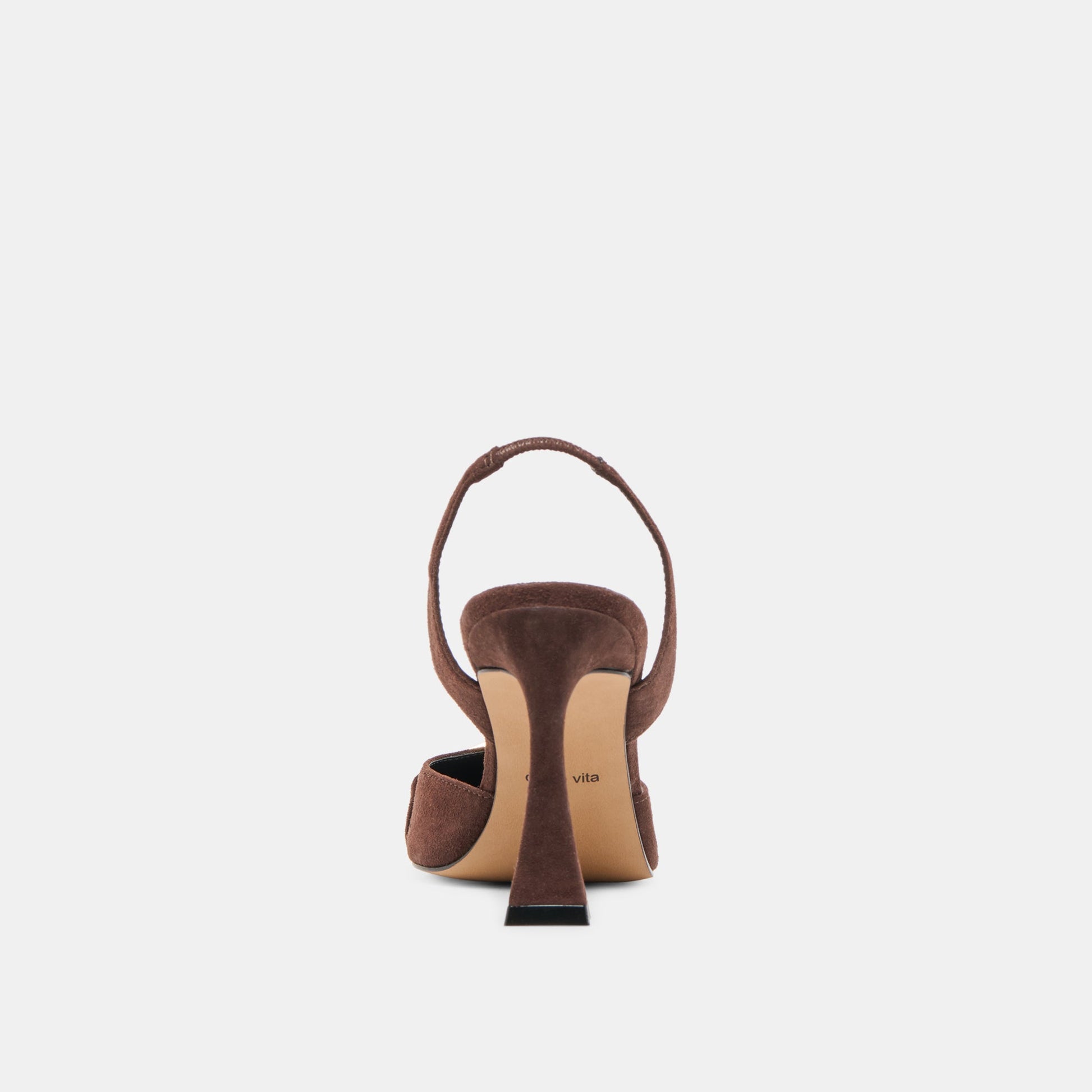 Malik Mahogany Nubuck Heels Dolce Vita