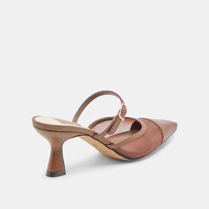 Loyd Espresso Mesh Heels Dolce Vita