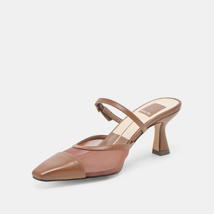 Loyd Espresso Mesh Heels Dolce Vita