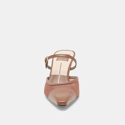 Loyd Espresso Mesh Heels Dolce Vita