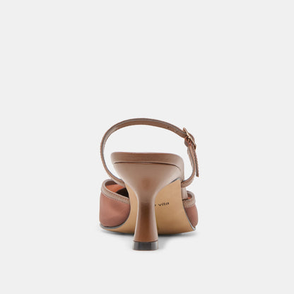 Loyd Espresso Mesh Heels Dolce Vita