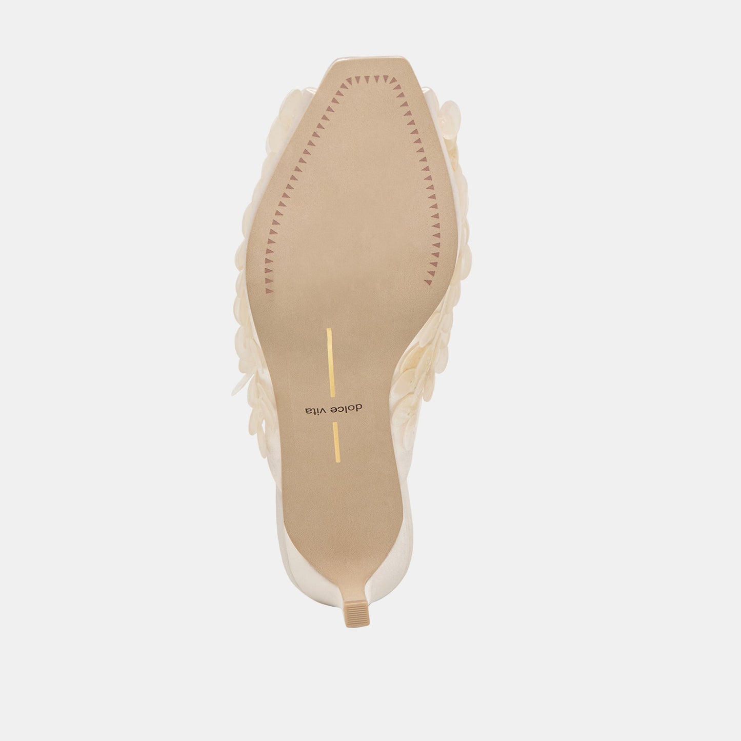 Samary Confetti Off White Satin Heels Dolce Vita