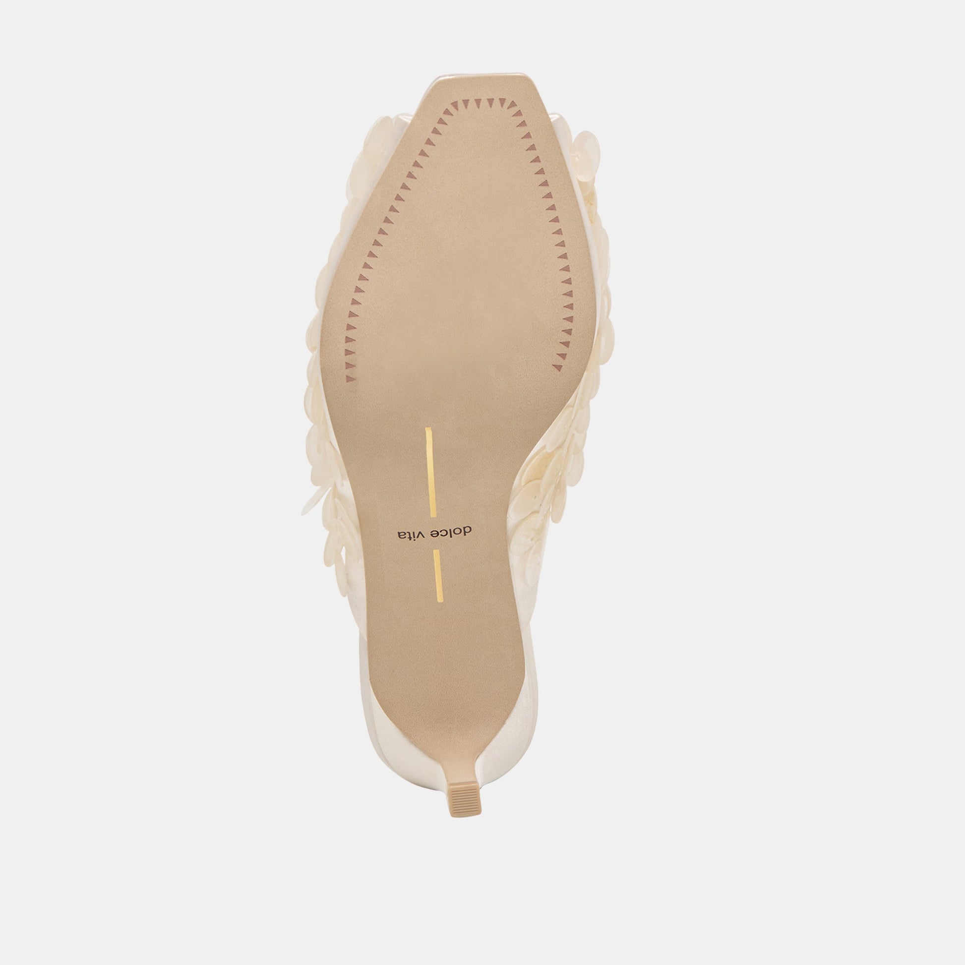 Samary Confetti Off White Satin Heels Dolce Vita