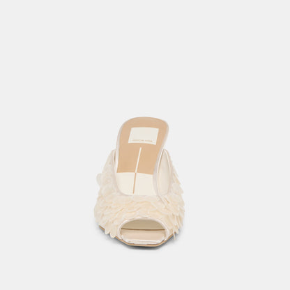 Samary Confetti Off White Satin Heels Dolce Vita