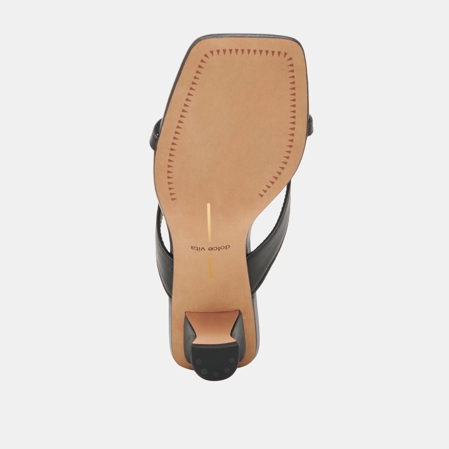 BREVEL HEELS ONYX LEATHER Dolce Vita