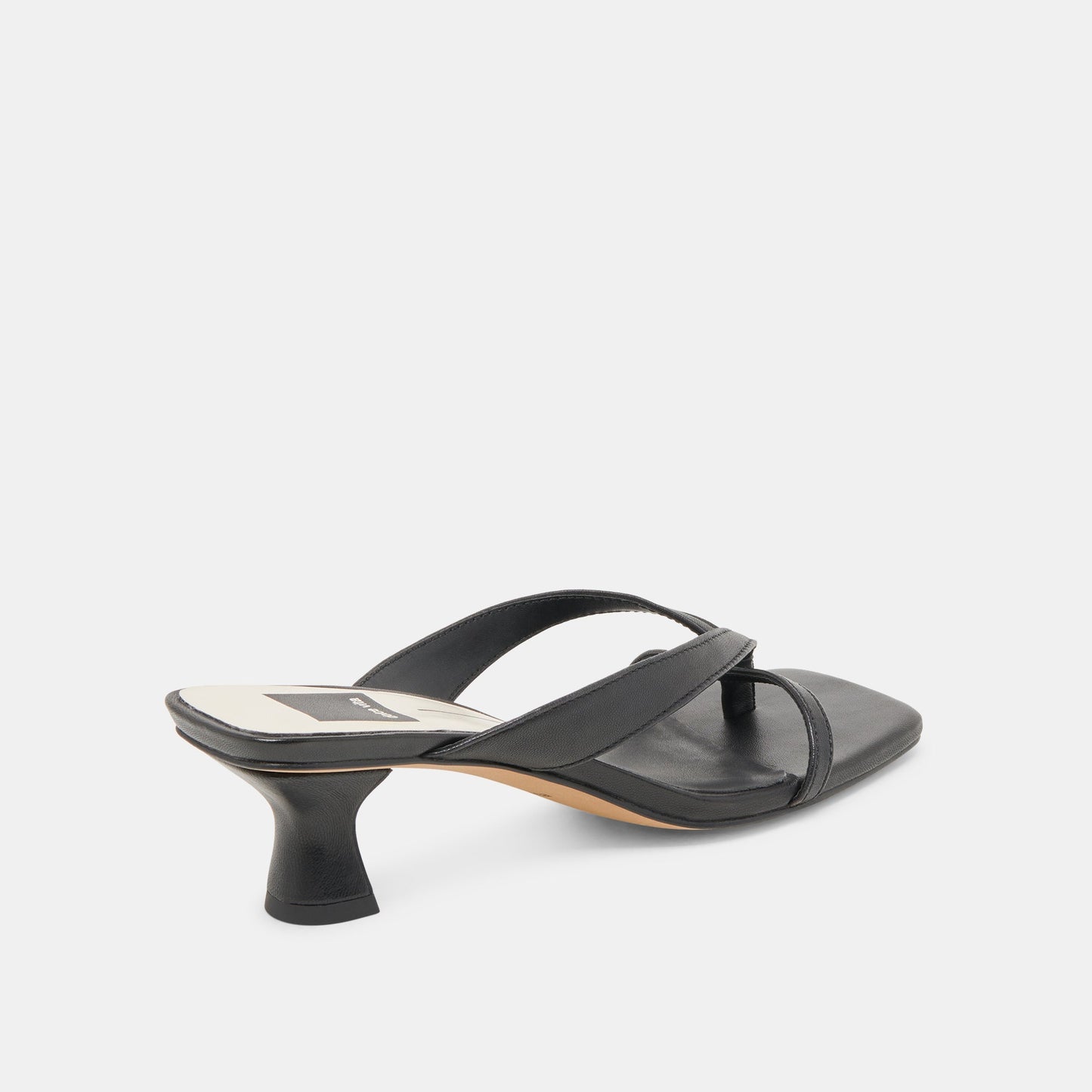 BREVEL HEELS ONYX LEATHER Dolce Vita