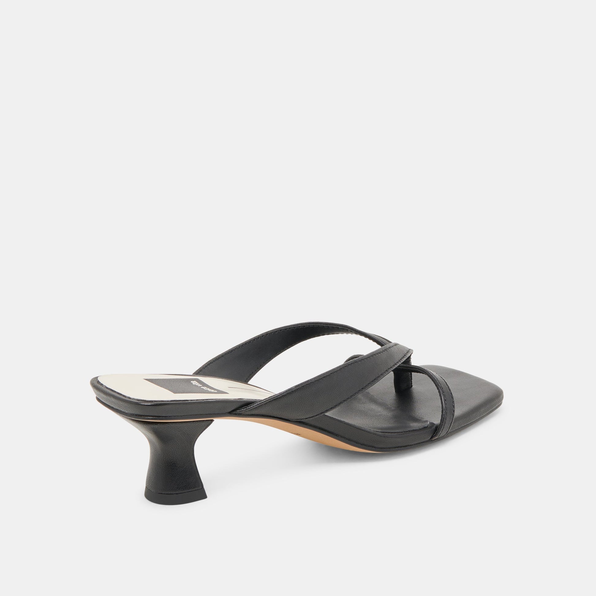 BREVEL HEELS ONYX LEATHER Dolce Vita