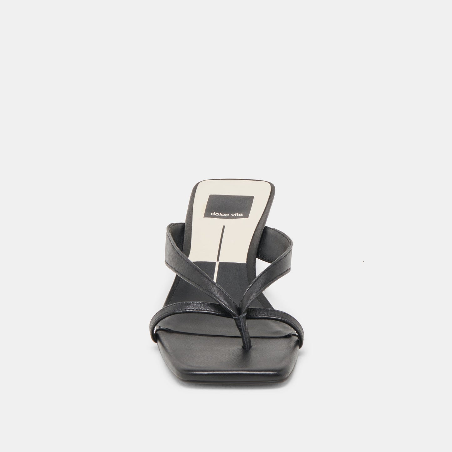 BREVEL HEELS ONYX LEATHER Dolce Vita