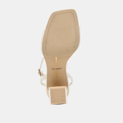Tilda True White Satin Heels Dolce Vita