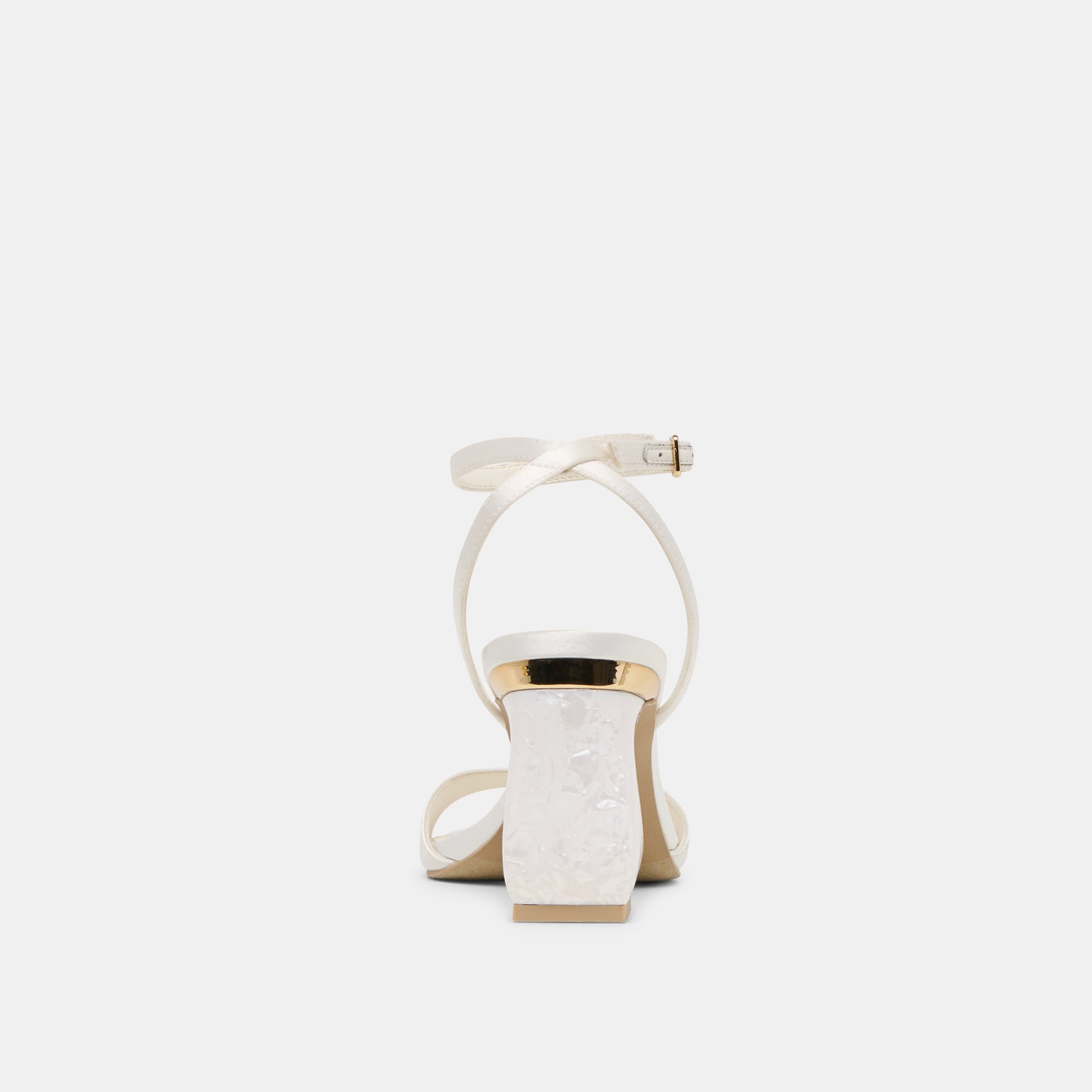 Tilda True White Satin Heels Dolce Vita