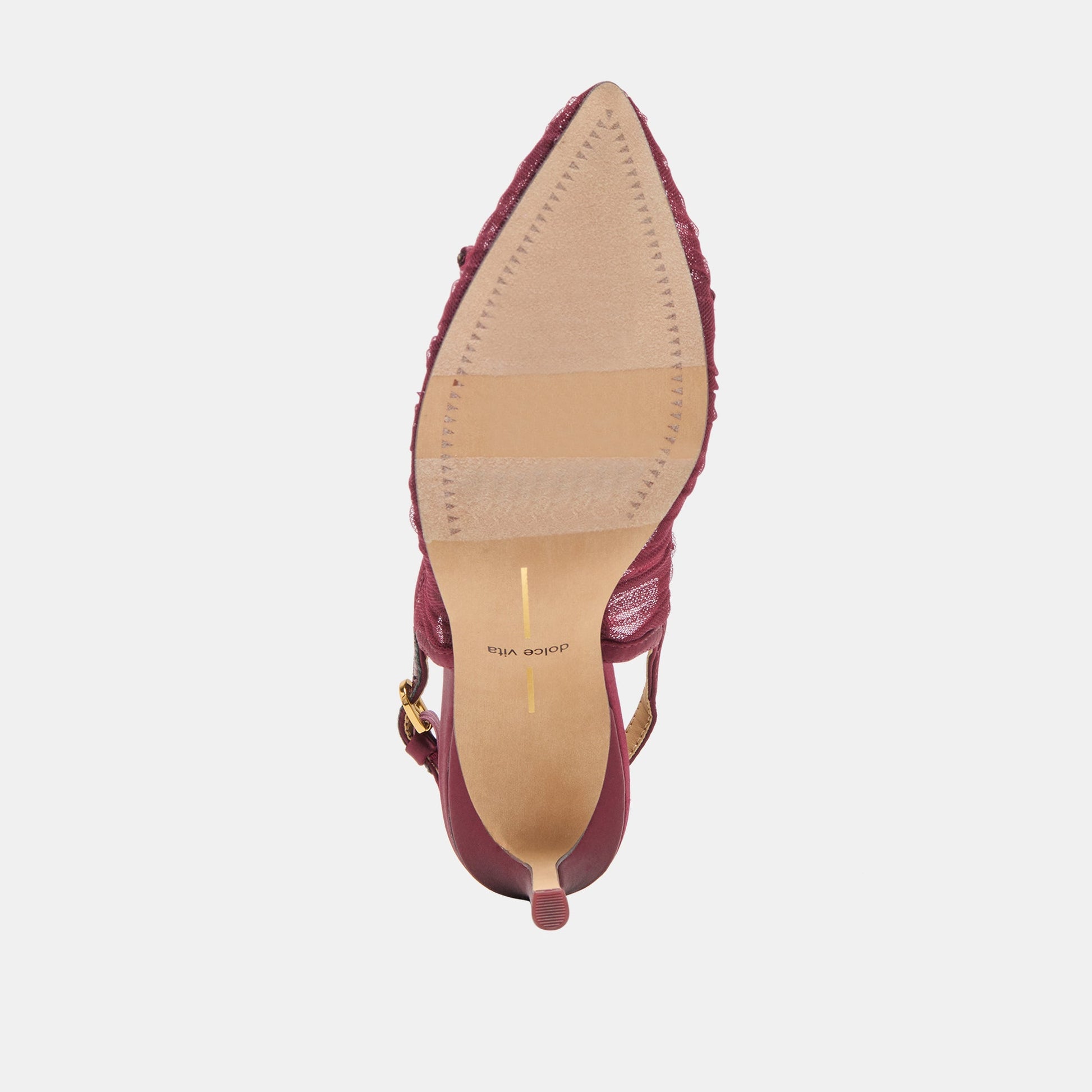Yela Cranberry Tulle Heels Dolce Vita