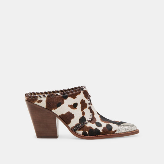 Jolyn Cocoa Taurus Calf Hair Heels Dolce Vita