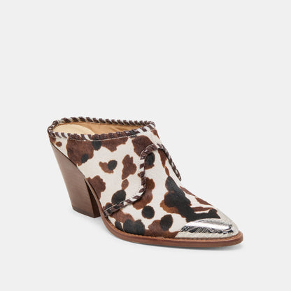 Jolyn Cocoa Taurus Calf Hair Heels Dolce Vita