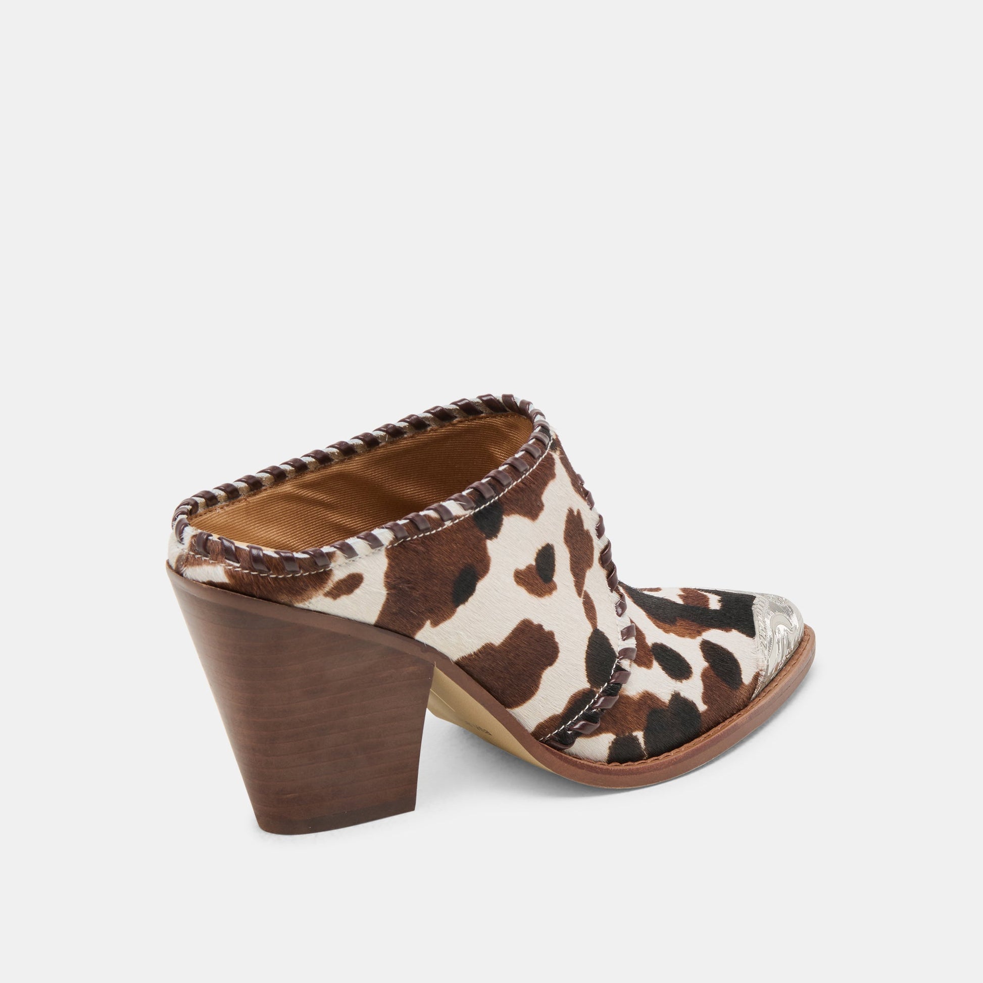Jolyn Cocoa Taurus Calf Hair Heels Dolce Vita