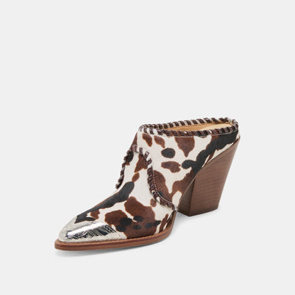 Jolyn Cocoa Taurus Calf Hair Heels Dolce Vita