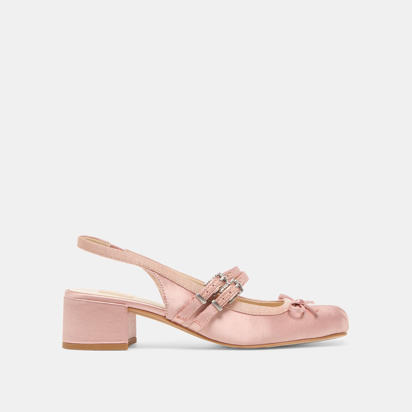 Loris Blush Satin Heels Dolce Vita