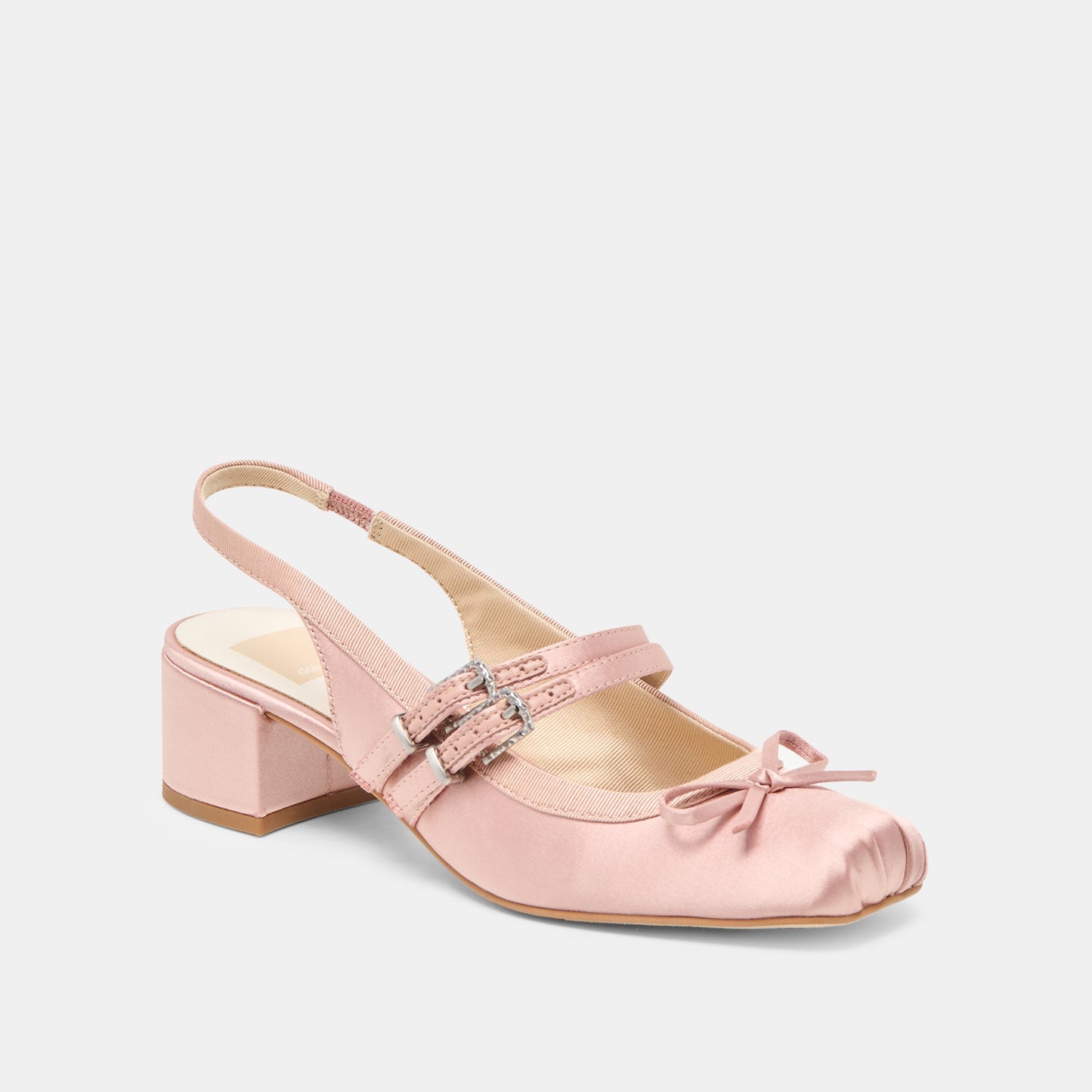 Loris Blush Satin Heels Dolce Vita