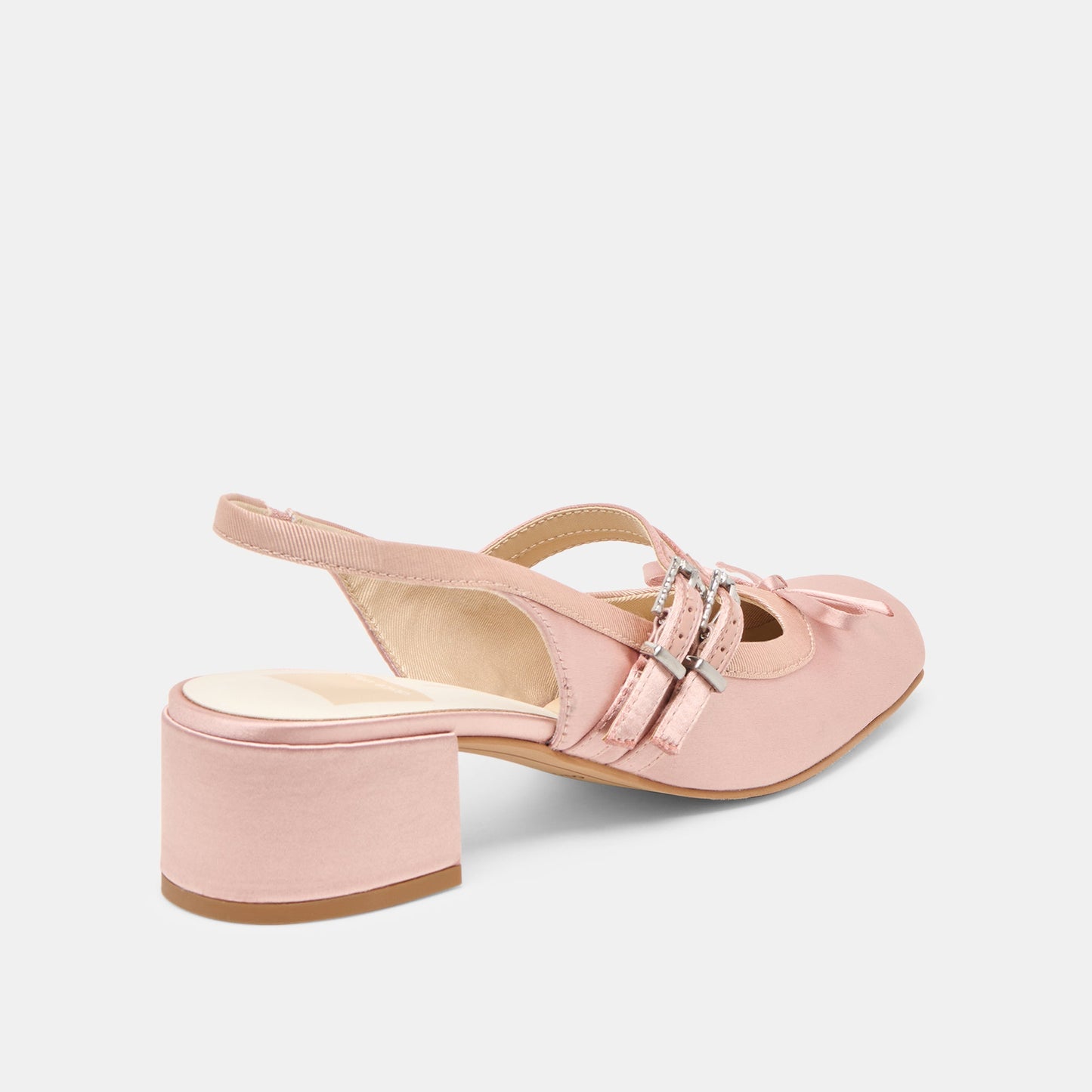Loris Blush Satin Heels Dolce Vita