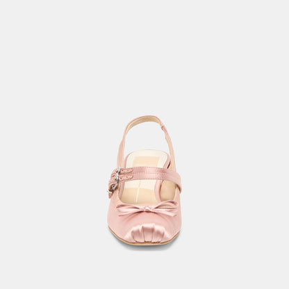 Loris Blush Satin Heels Dolce Vita