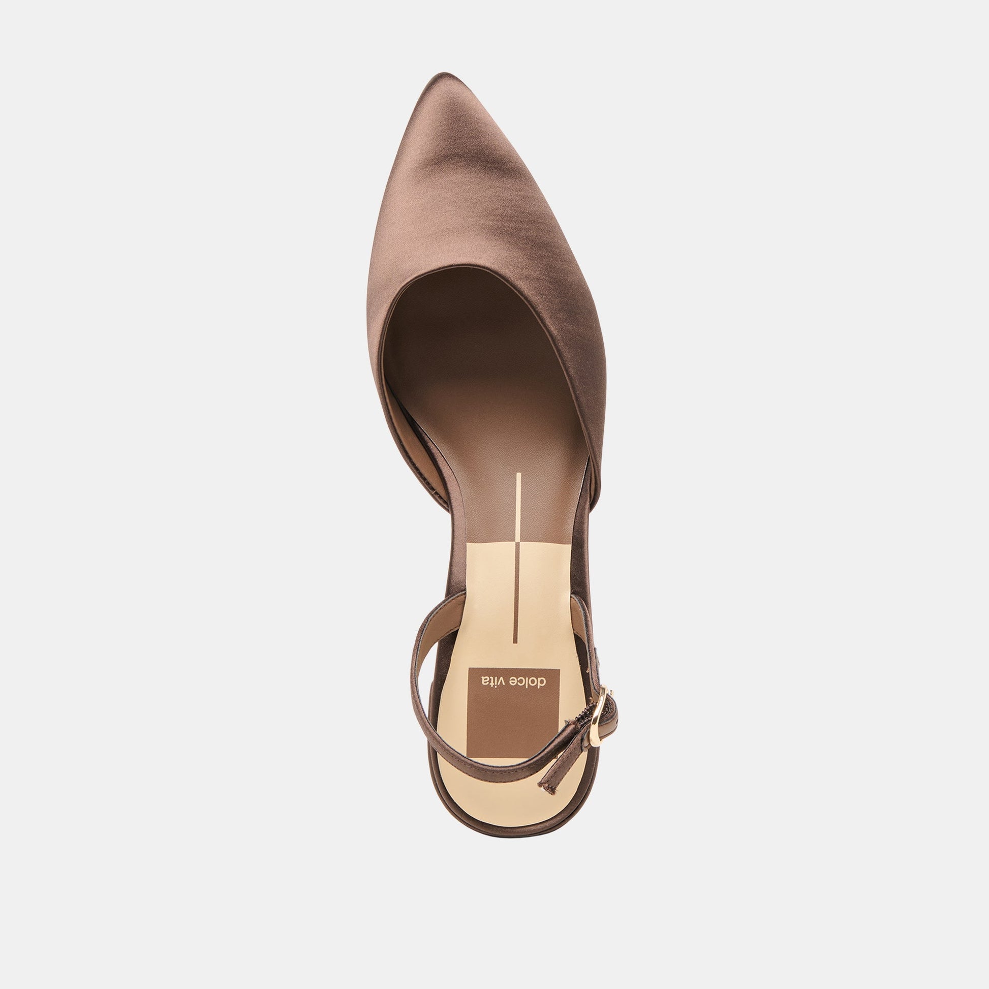 Carel Dk Brown Satin Heels Dolce Vita