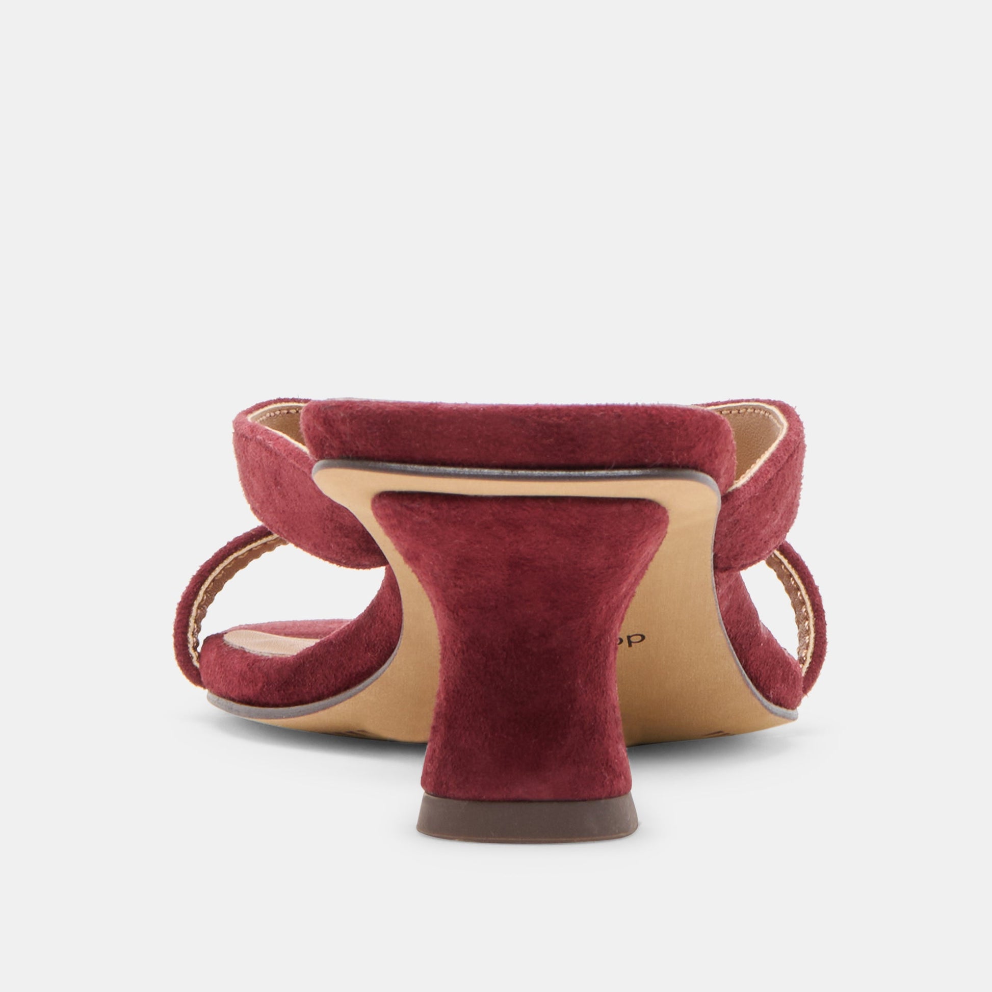 Brevel Oxblood Suede Heels Dolce Vita