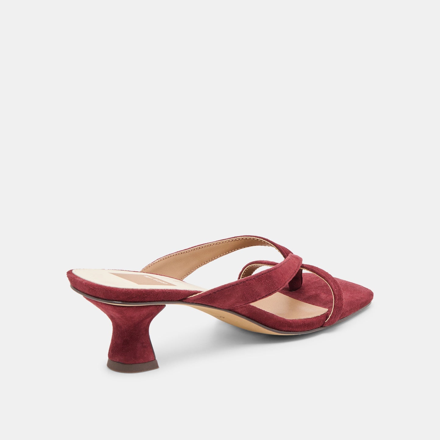Brevel Oxblood Suede Heels Dolce Vita