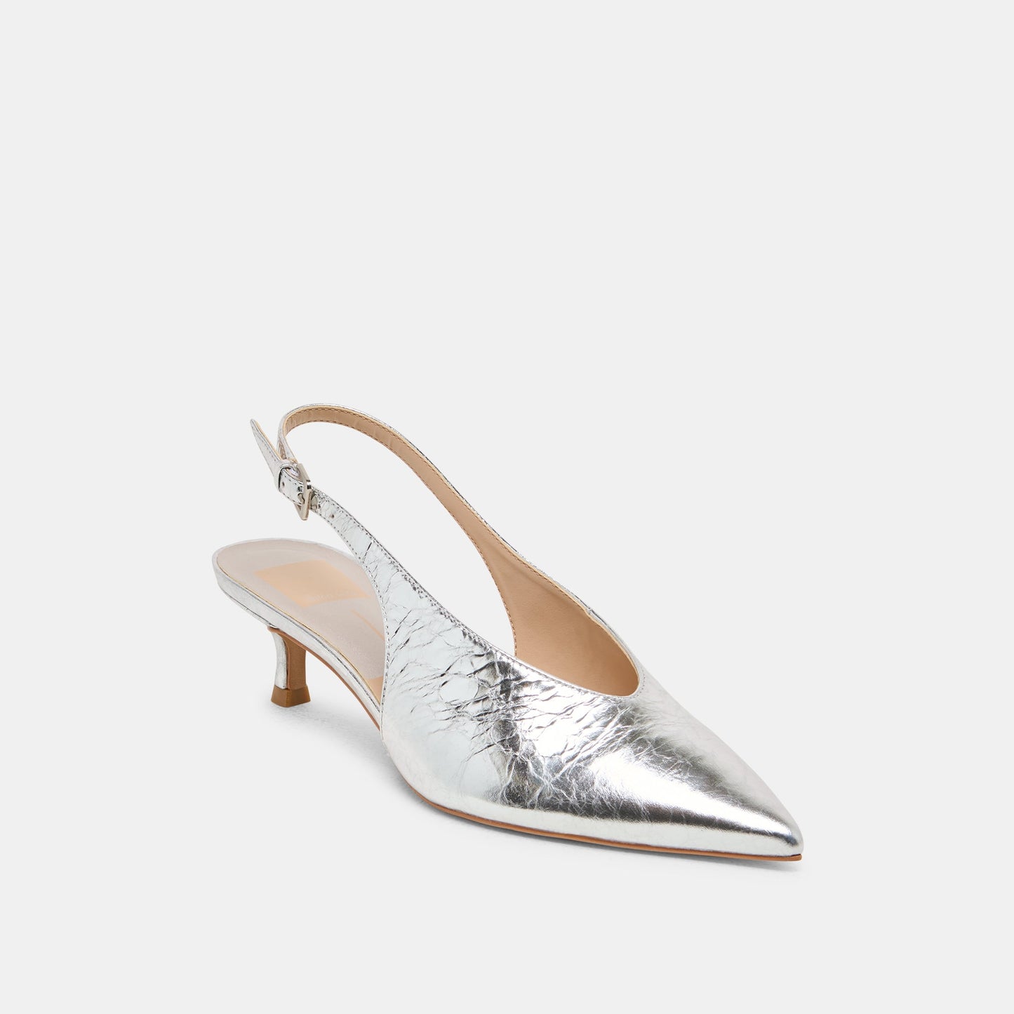 ALENNA HEELS SILVER DISTRESSED LEATHER Dolce Vita