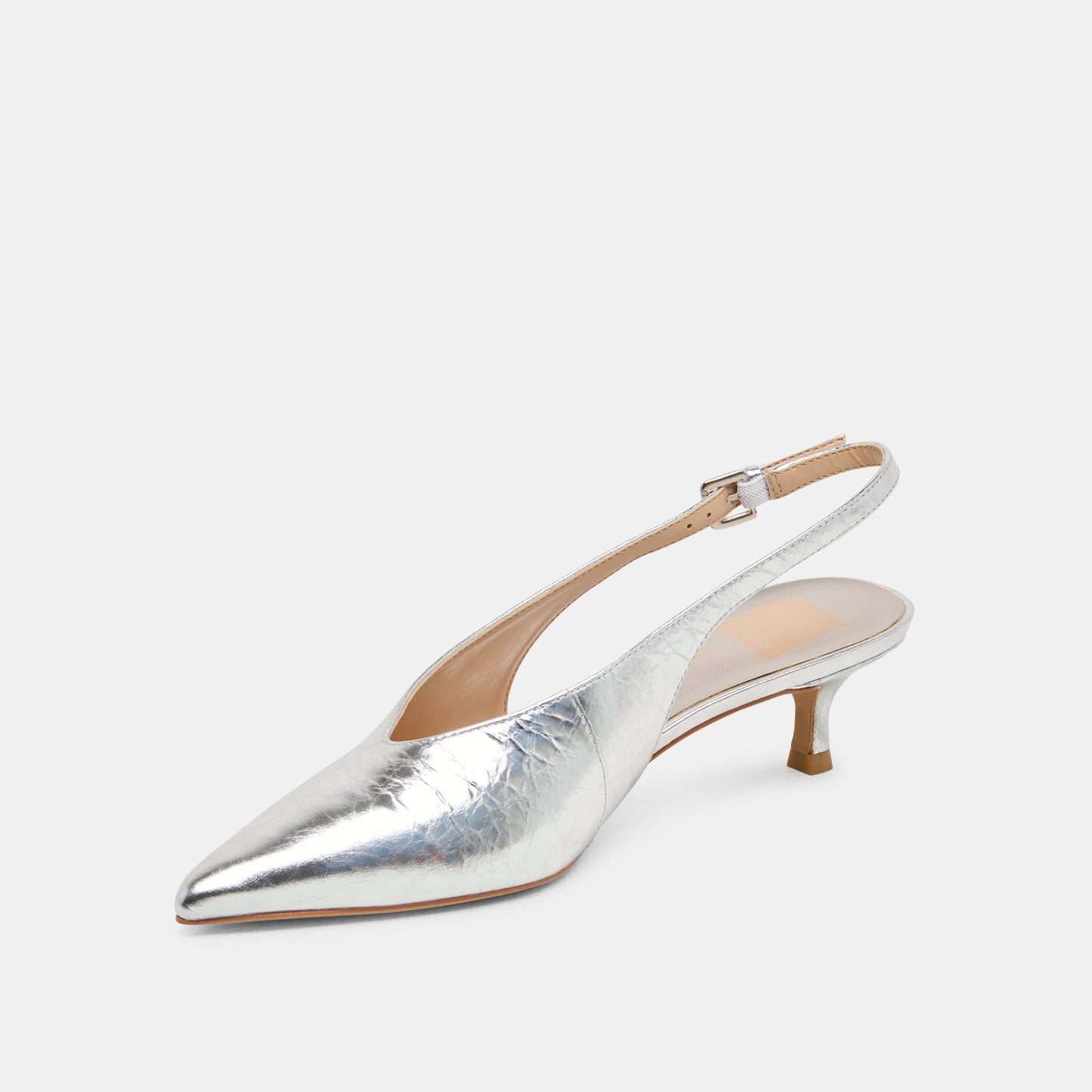 ALENNA HEELS SILVER DISTRESSED LEATHER Dolce Vita