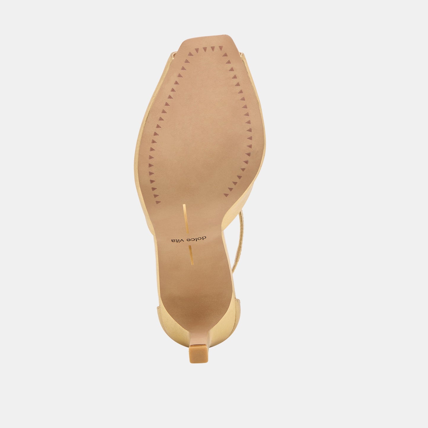 Serlo Gold Crinkle Patent Heels Dolce Vita