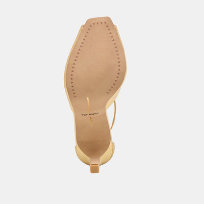 Serlo Gold Crinkle Patent Heels Dolce Vita