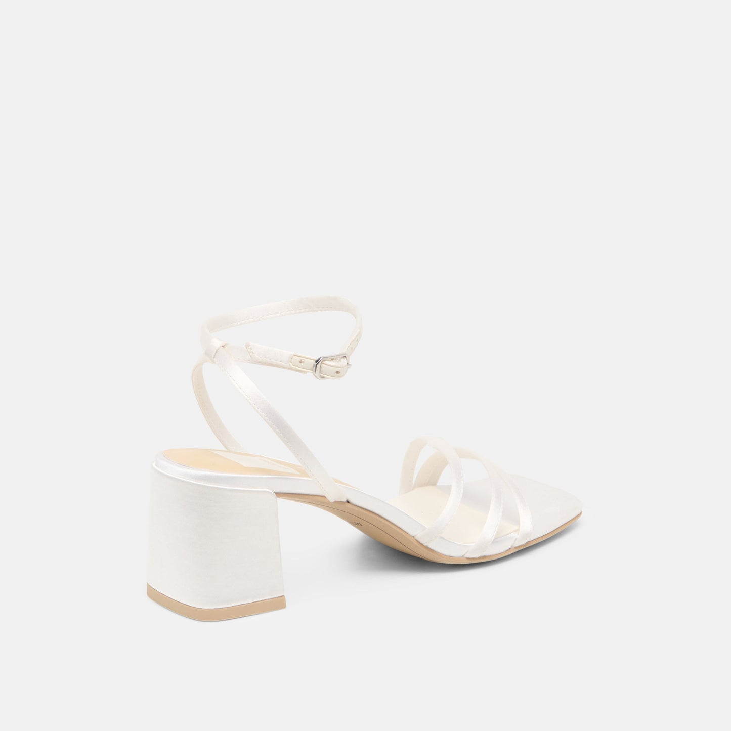 Ysabel True White Satin Heels Dolce Vita