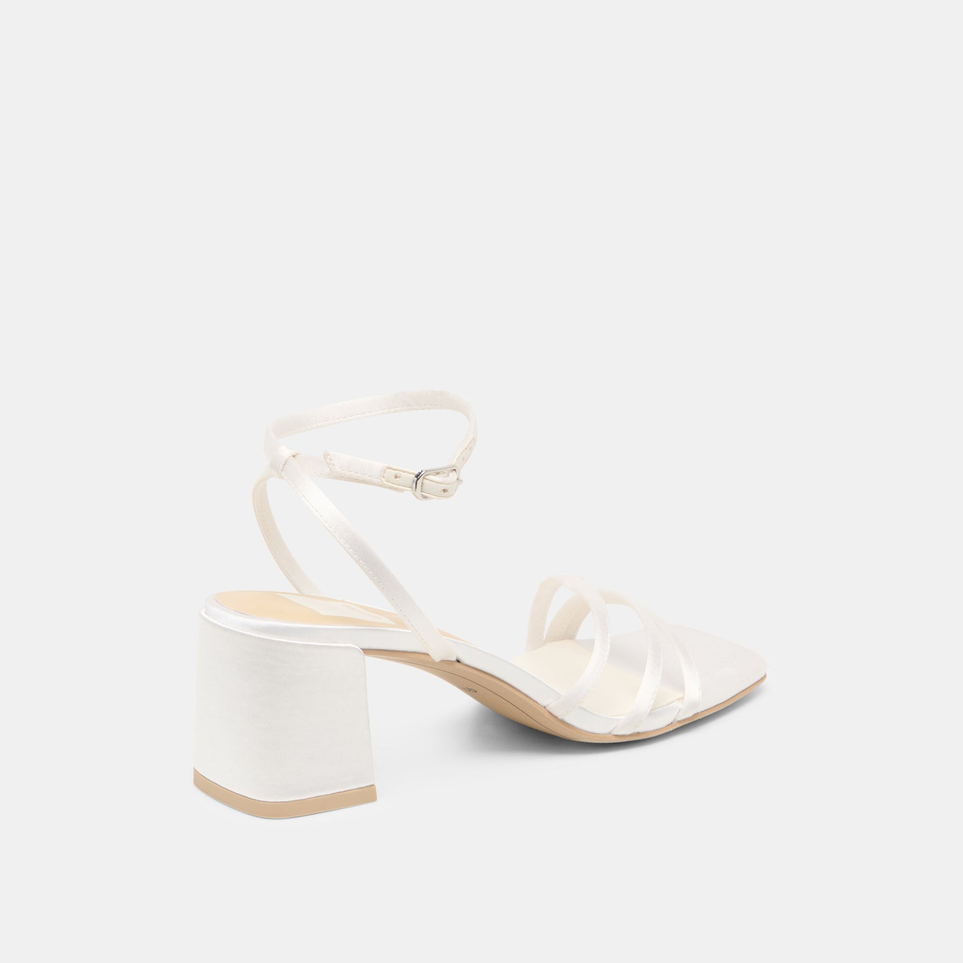 Ysabel True White Satin Heels Dolce Vita