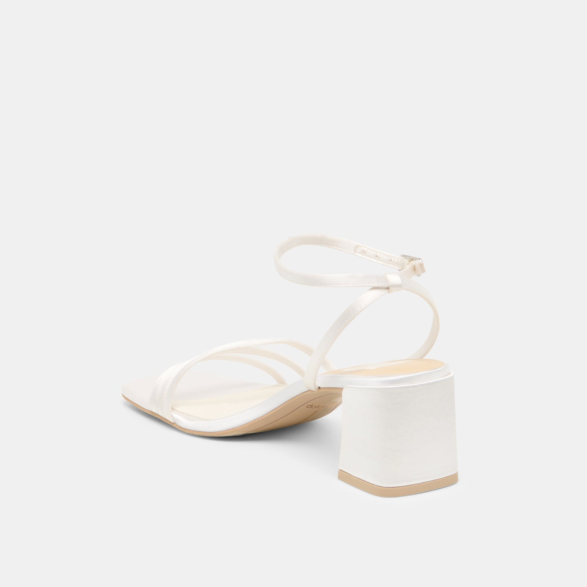 Ysabel True White Satin Heels Dolce Vita