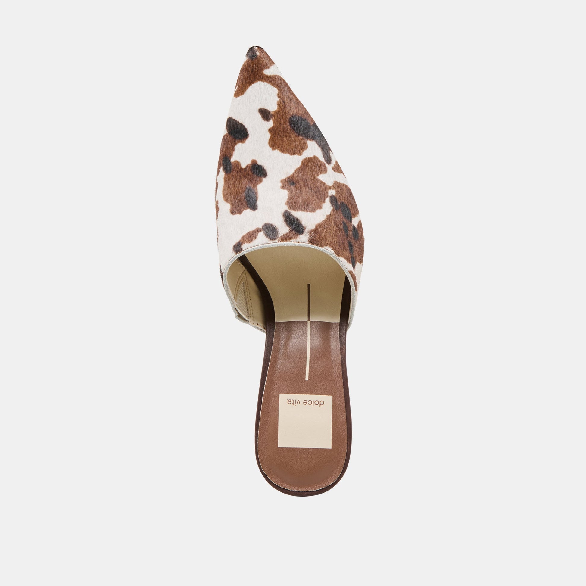 Lexy Cocoa Taurus Calf Hair Heels Dolce Vita