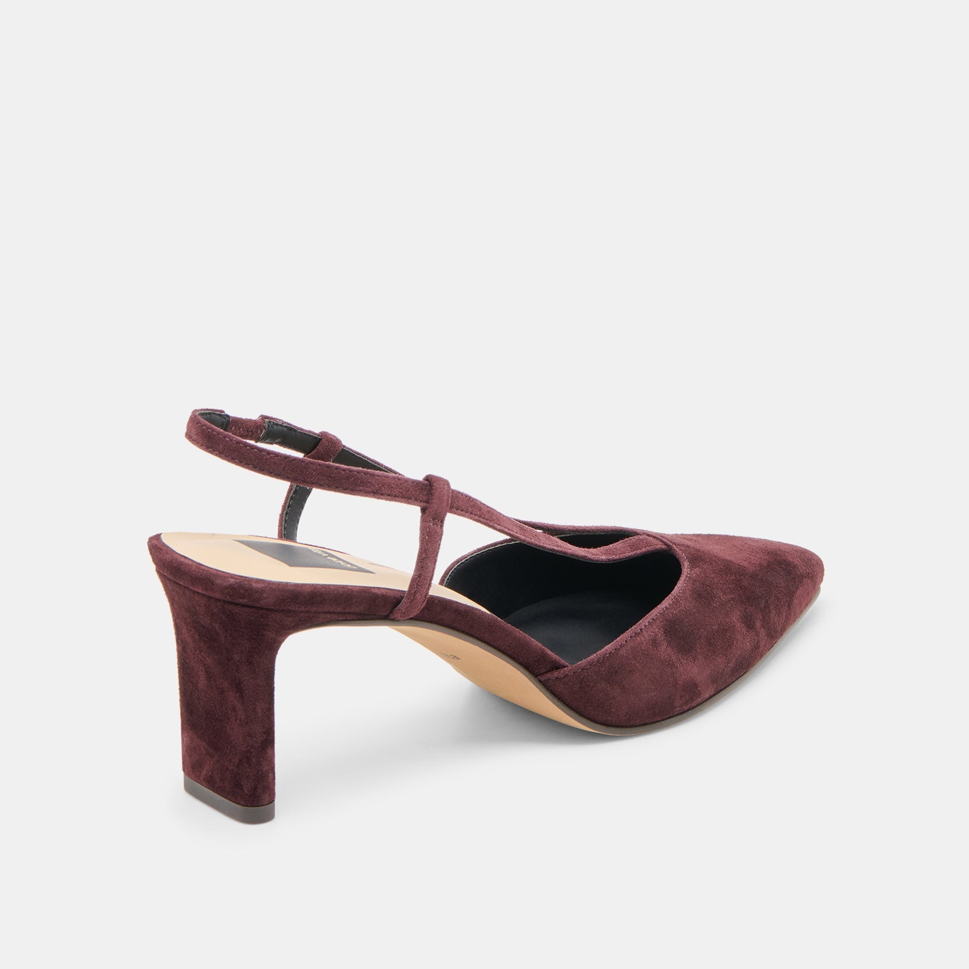 Ginay Mulberry Suede Heels Dolce Vita
