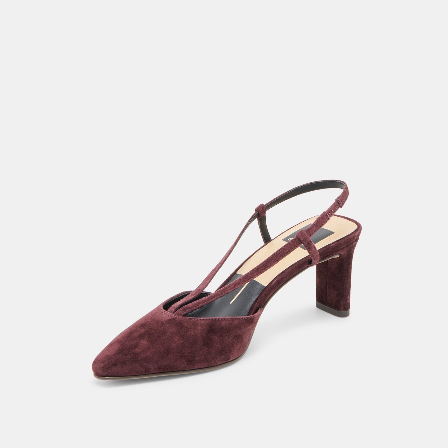 Ginay Mulberry Suede Heels Dolce Vita