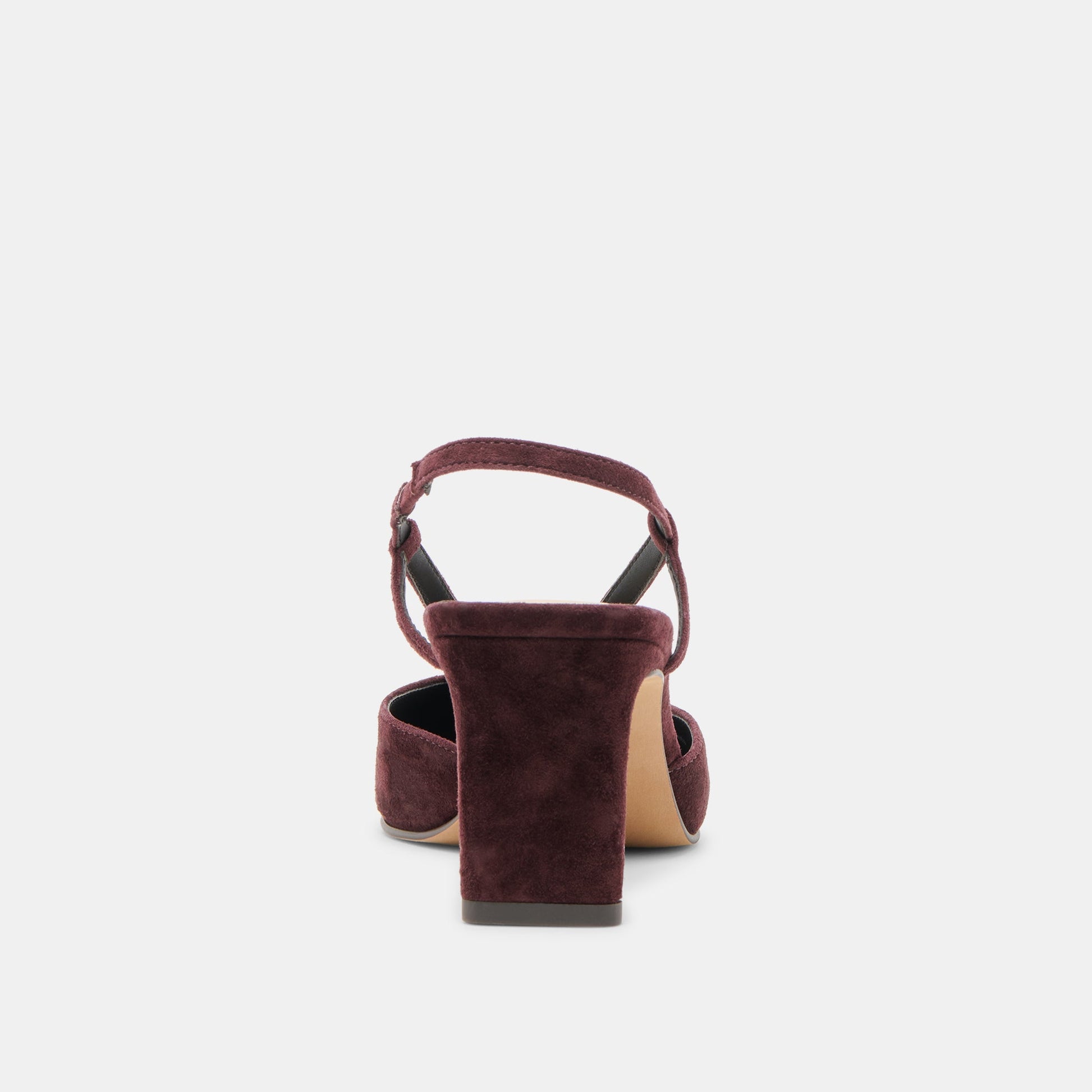 Ginay Mulberry Suede Heels Dolce Vita