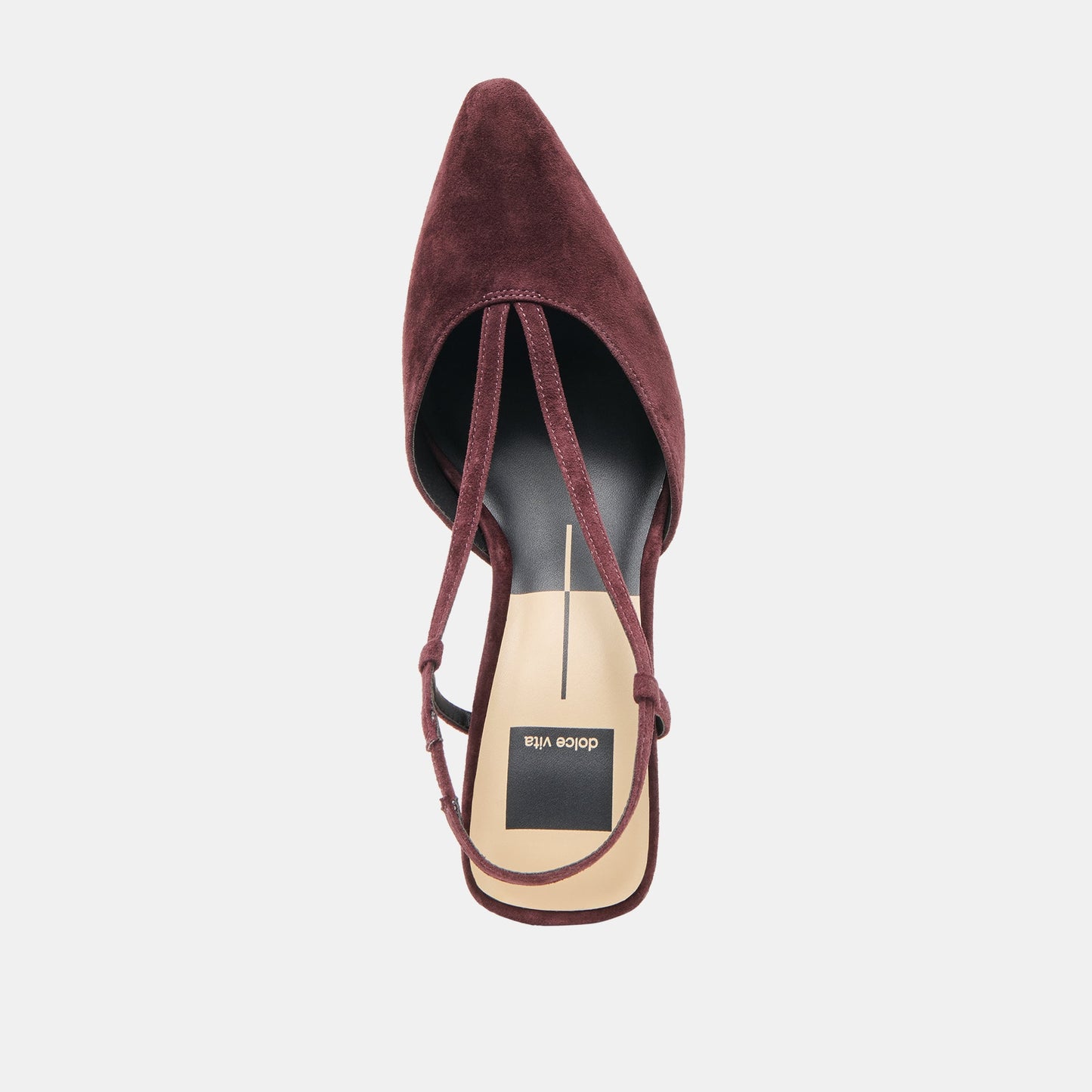 Ginay Mulberry Suede Heels Dolce Vita