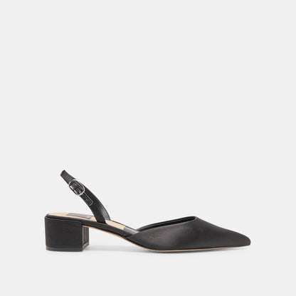Carel Onyx Satin Heels Dolce Vita