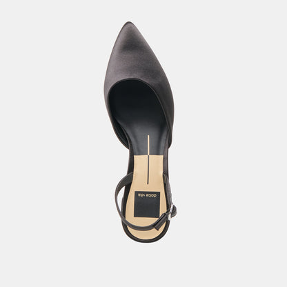 Carel Onyx Satin Heels Dolce Vita