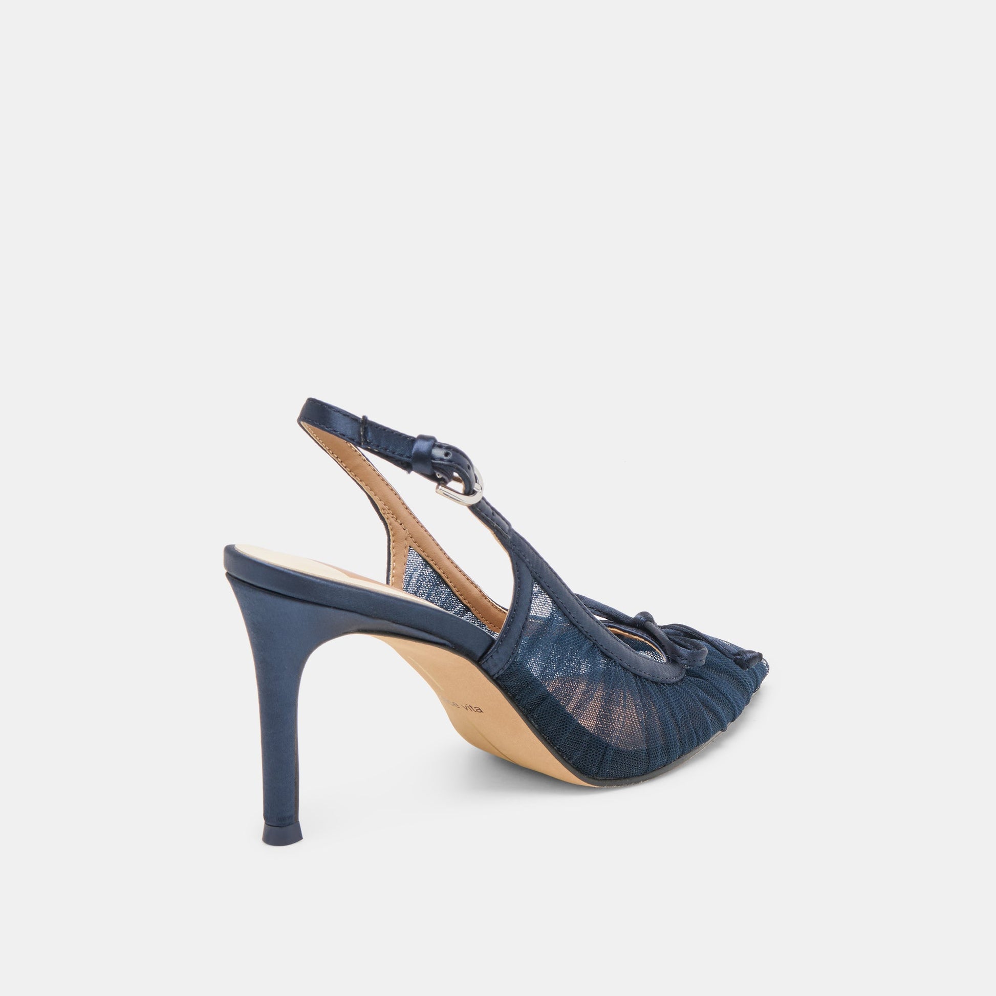 Yela Navy Tulle Heels Dolce Vita