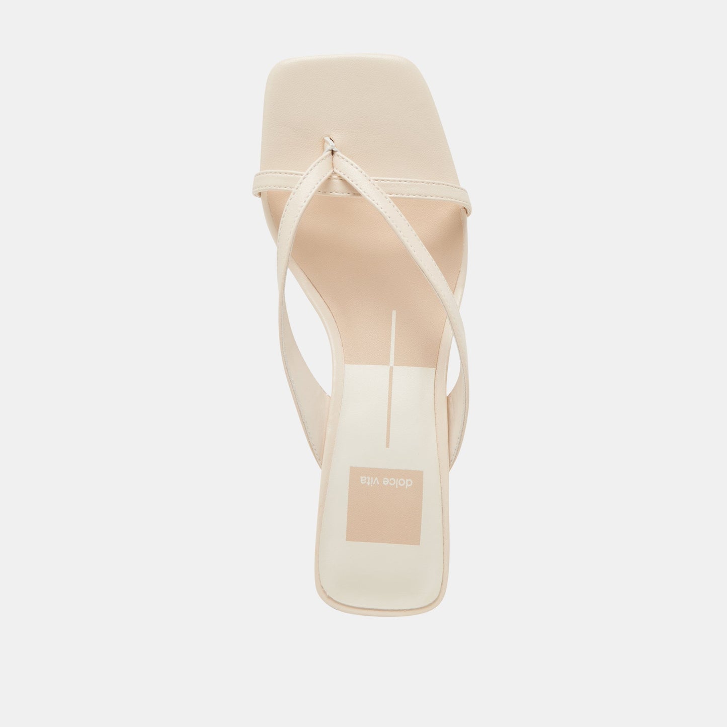 BREVEL HEELS BONE LEATHER Dolce Vita