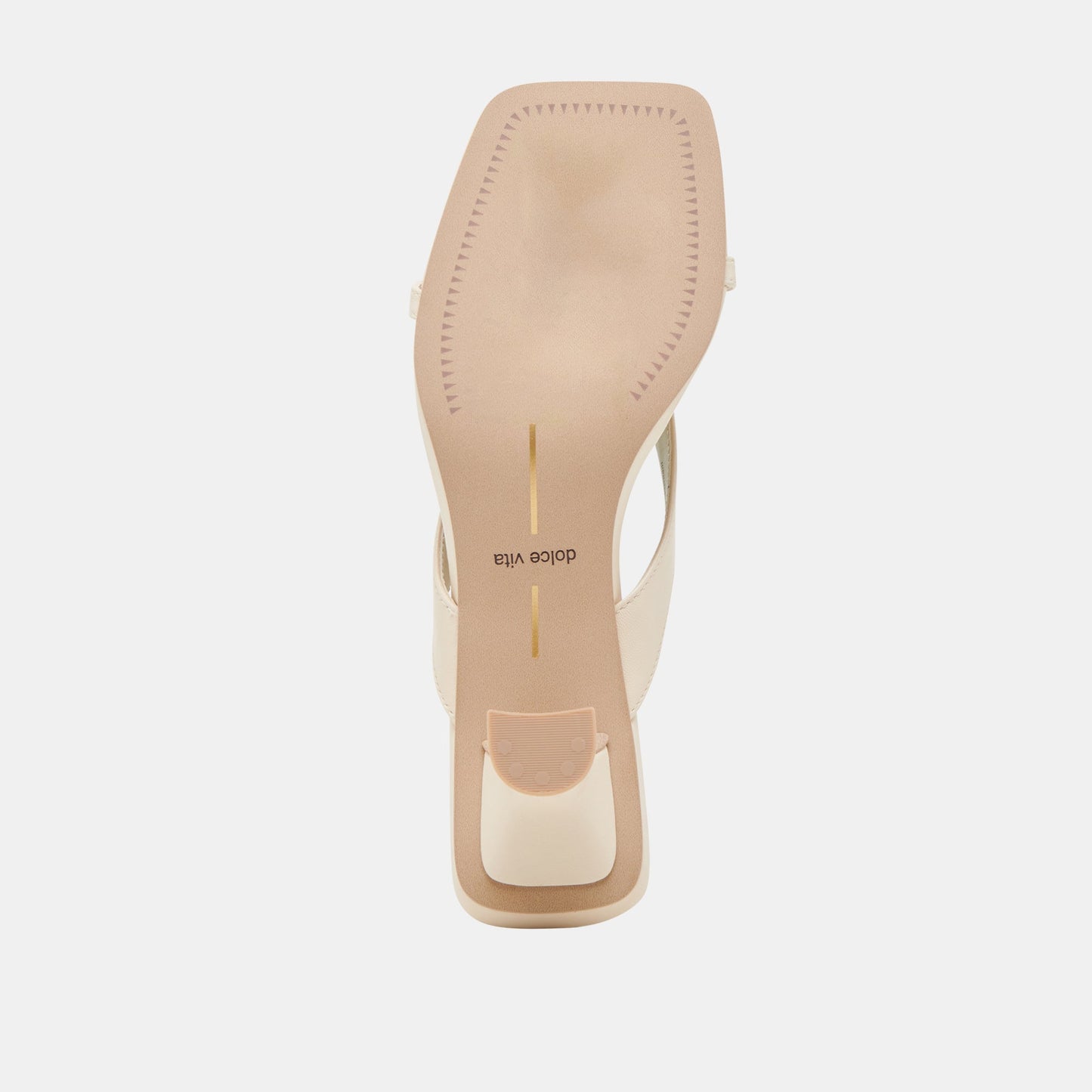 BREVEL HEELS BONE LEATHER Dolce Vita