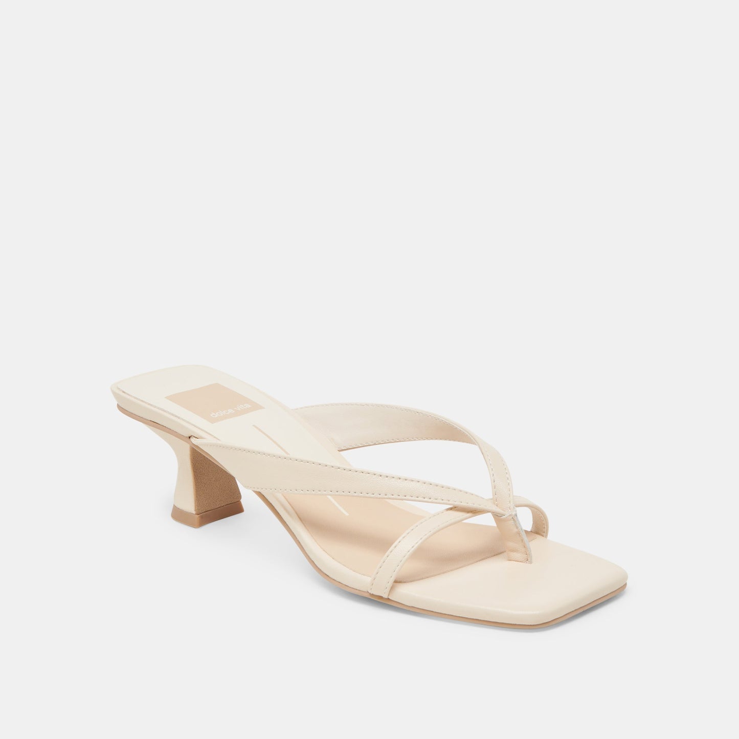 BREVEL HEELS BONE LEATHER Dolce Vita
