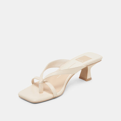 BREVEL HEELS BONE LEATHER Dolce Vita