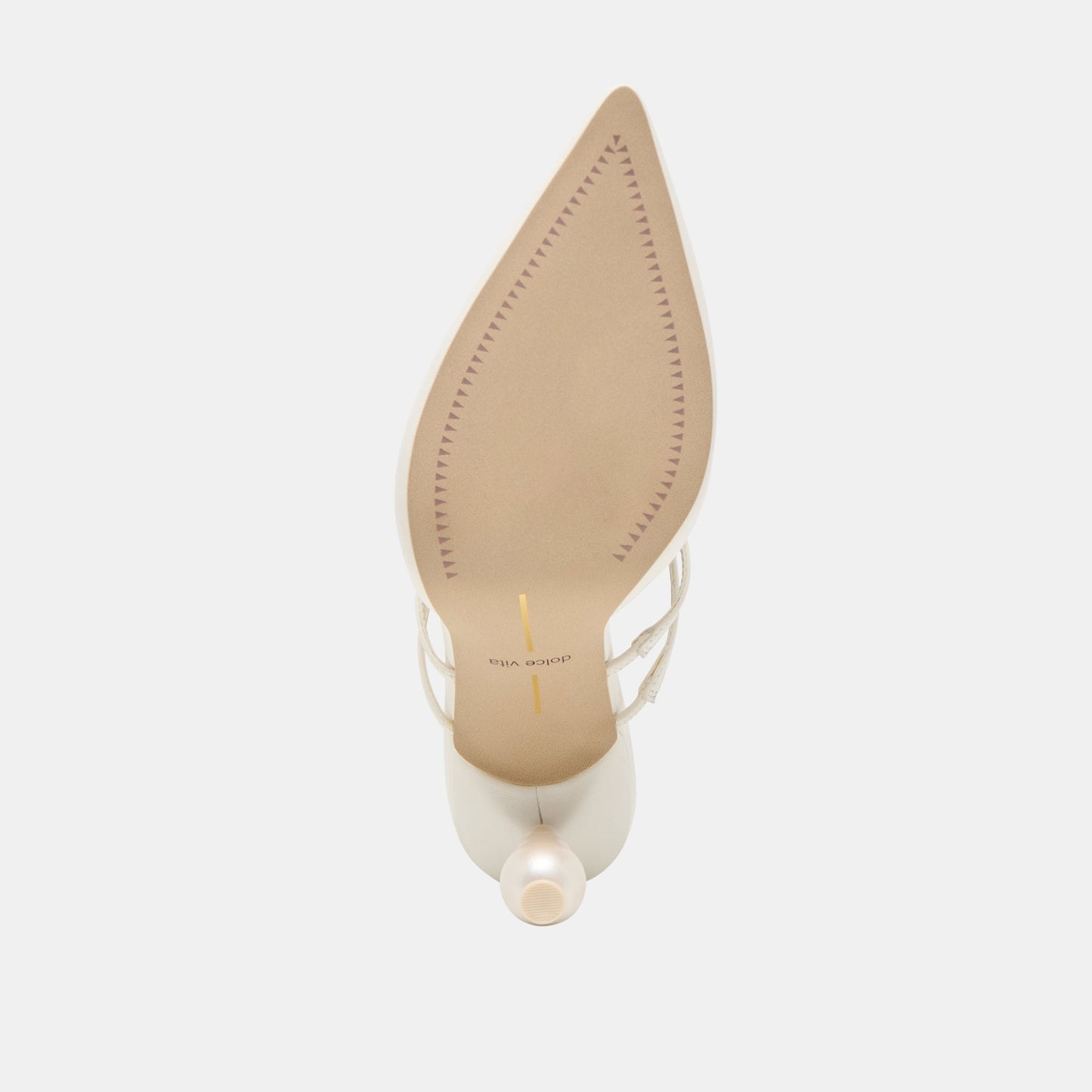 Klaire True White Leather Heels Dolce Vita