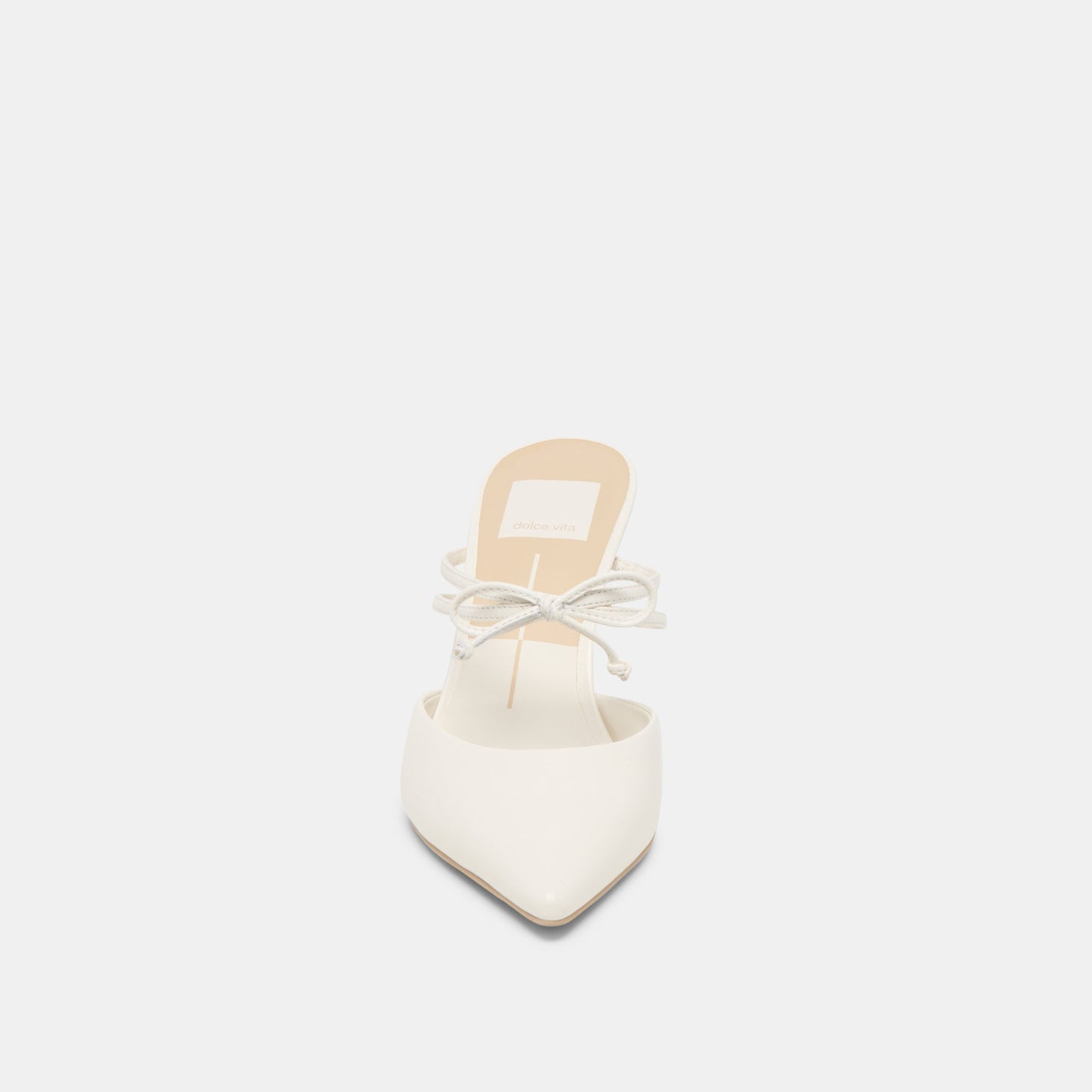 Klaire True White Leather Heels Dolce Vita