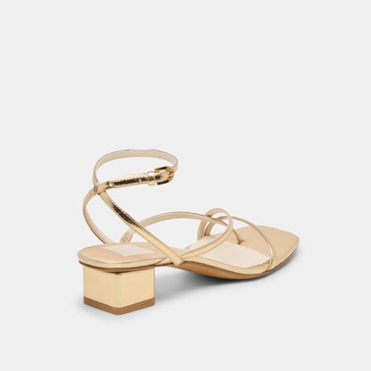 KARLOS SANDALS GOLD METALLIC STELLA Dolce Vita