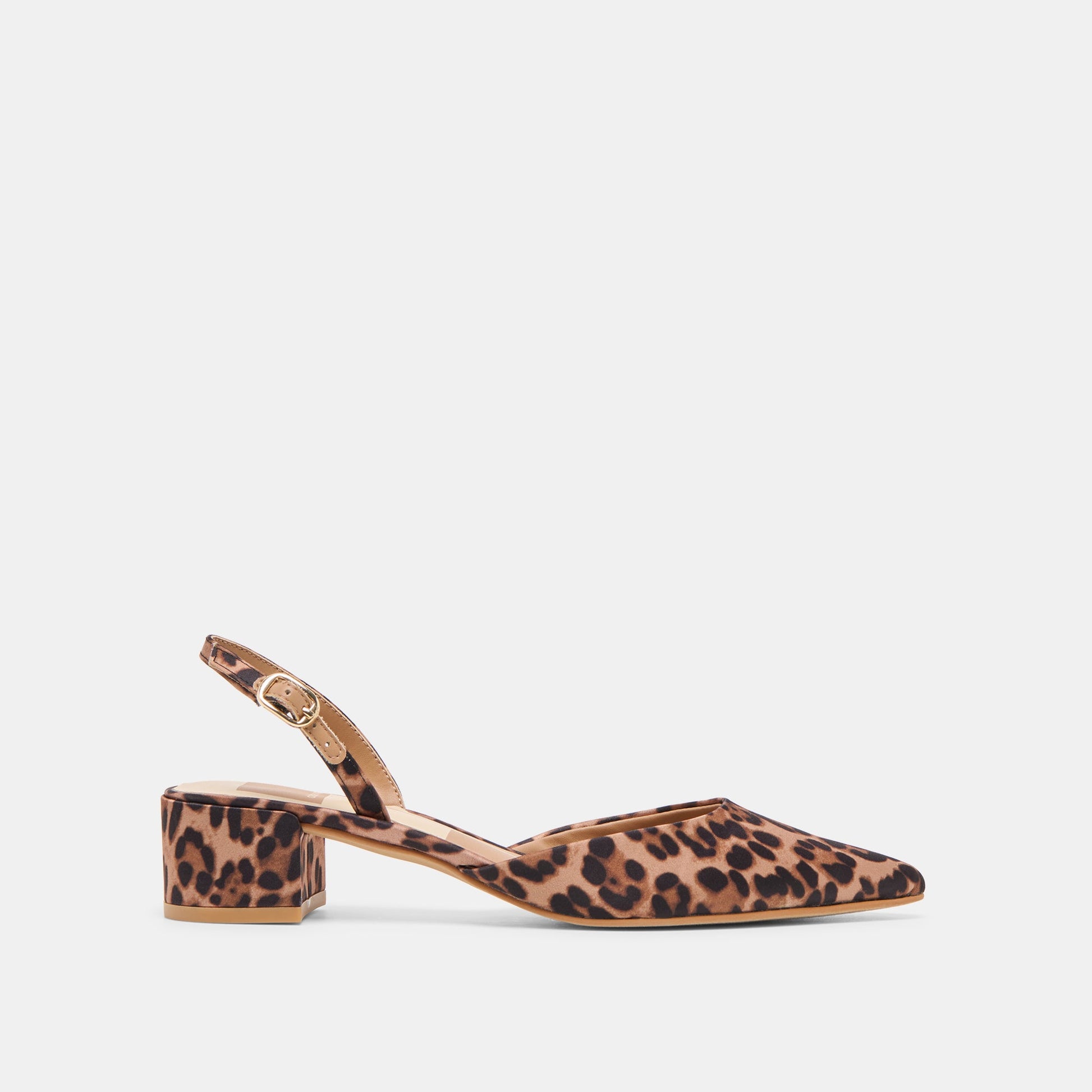 Carel Dk Leopard Satin Heels Dolce Vita